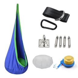 image-Creative Kid Hammock Garden Furniture Pod Swings Chair Indoor Outdoor Hanging Seat Child Cocoon Swing Seat Patio Portable