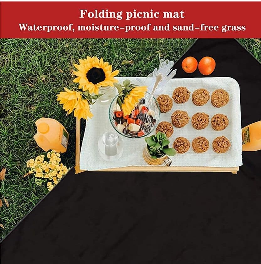 image-New Mini Outdoor Portable Pocket Nylon Moistureproof Waterproof Picnic Mat