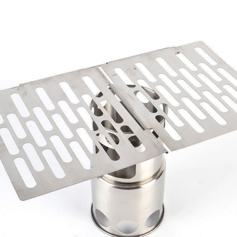 image-Outdoor Picnic Simple Portable Mini Barbecue Grill Grill Plate Stainless Steel Folding Grill Grill Grill