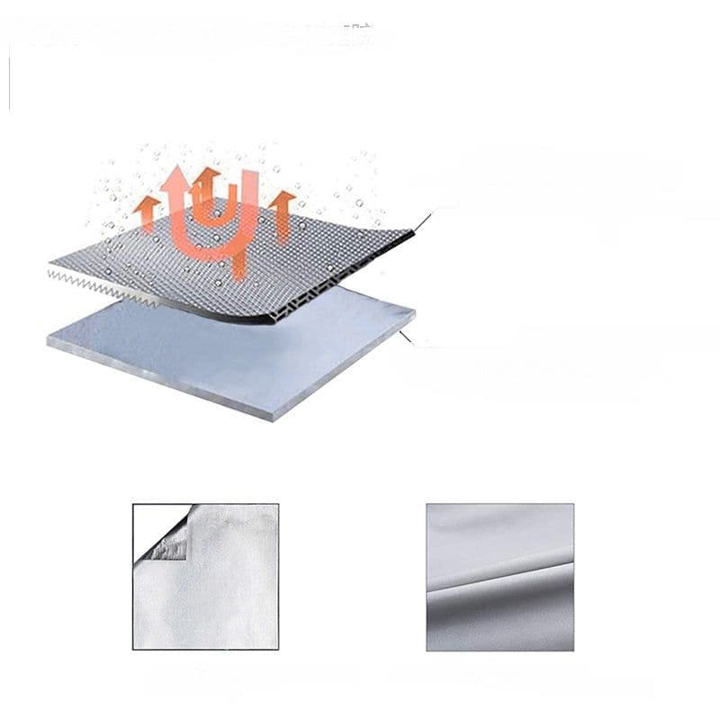 image-Fireproof And High Temperature Resistant Fire Pit Mat Floor Courtyard Lawn Protection Mat
