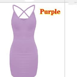 image-Pure Color Simple Hanging Neck Tight-fitting Hip Skirt