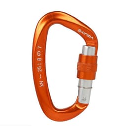 image-Outdoor Professional Rock Climbing Main Lock Carabiner Small D-shaped Main Lock Outdoor Quick-hanging Buckle Safety Buckle Rock Climbing Equipment