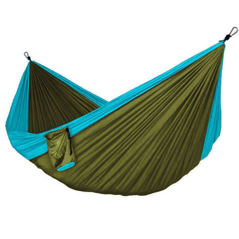 image-Automatic Mosquito Net Anti-Rollover Hammock Parachute Cloth Hammock Nylon Hammock Outdoor Hammock Strap Swing Hanging Chair