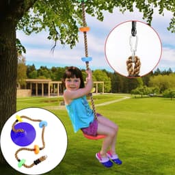 image-Plastic Children's Swing Play Equipment Outdoor Kid Toy Set Accessories