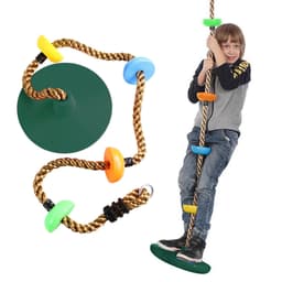 image-Plastic Children's Swing Play Equipment Outdoor Kid Toy Set Accessories
