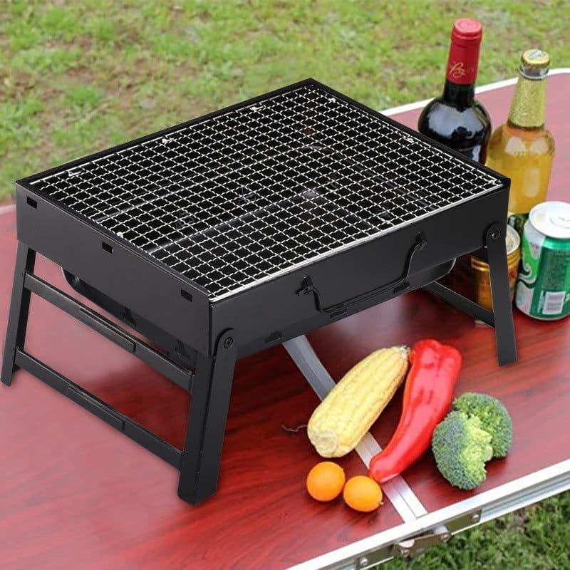 image-Charcoal Barbecue Rack Outdoor Folding Portable Barbecue Grill Gift