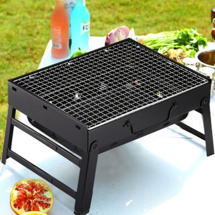 image-Charcoal Barbecue Rack Outdoor Folding Portable Barbecue Grill Gift