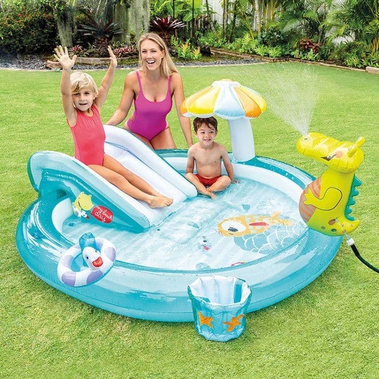 image-Slide Water Jet Park Pool Child Play Pool