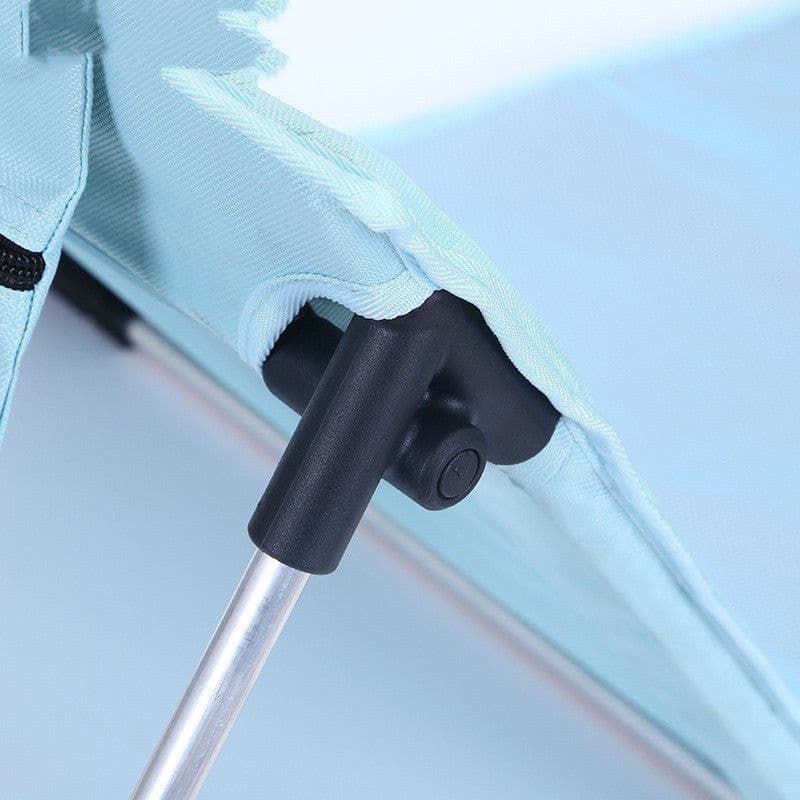 image-The New Beach Folding Chair Aviation Aluminum Alloy Single Simple Outdoor Camping Bed Beach Recliner