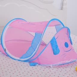 image-Bracket Music Small Yurt Baby Child Bed Mosquito Net 0-2 Years Old Baby Puppy Mosquito Net