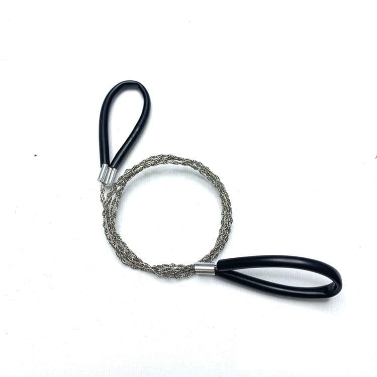 image-Short Stainless Steel Wire Saw Holster Pull Ring Does Not Hurt The Hand Life-saving Saw
