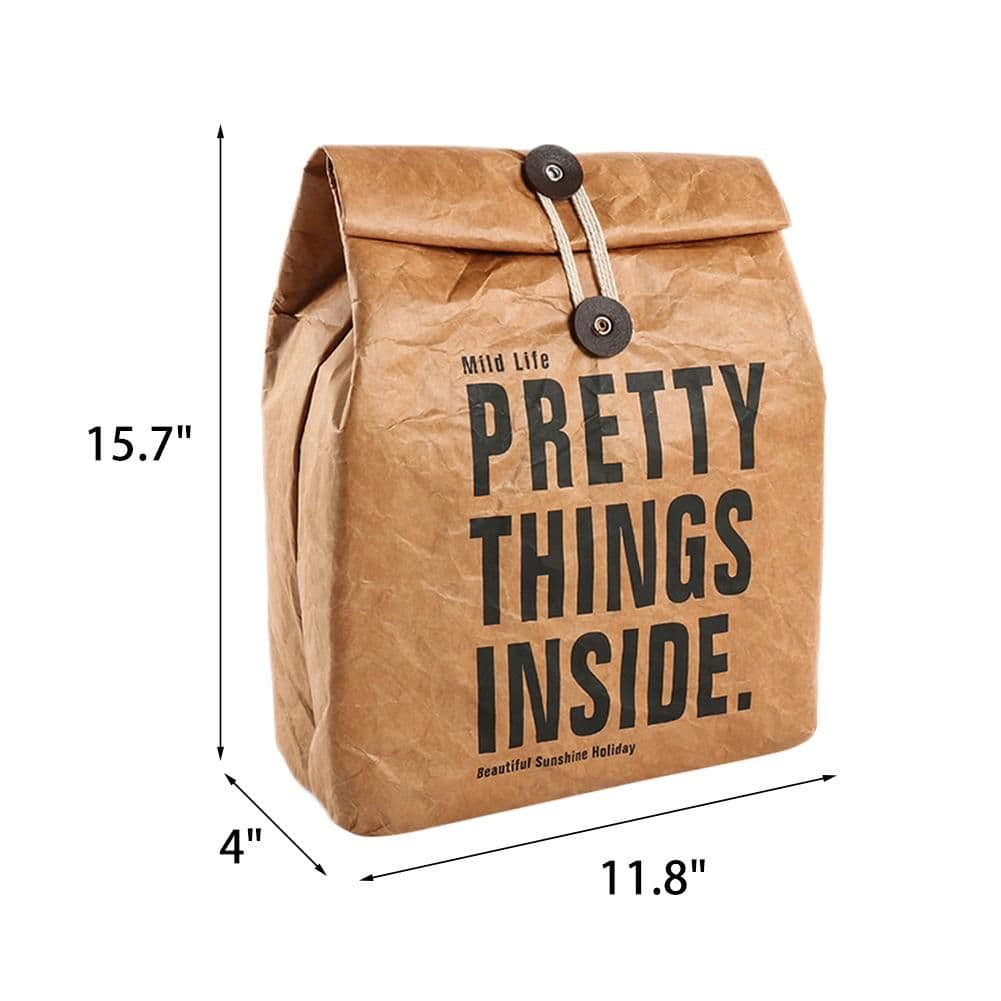 image-Manufacturer-made Thermal Insulation Kraft Paper Dupont Paper Picnic Bread Bag
