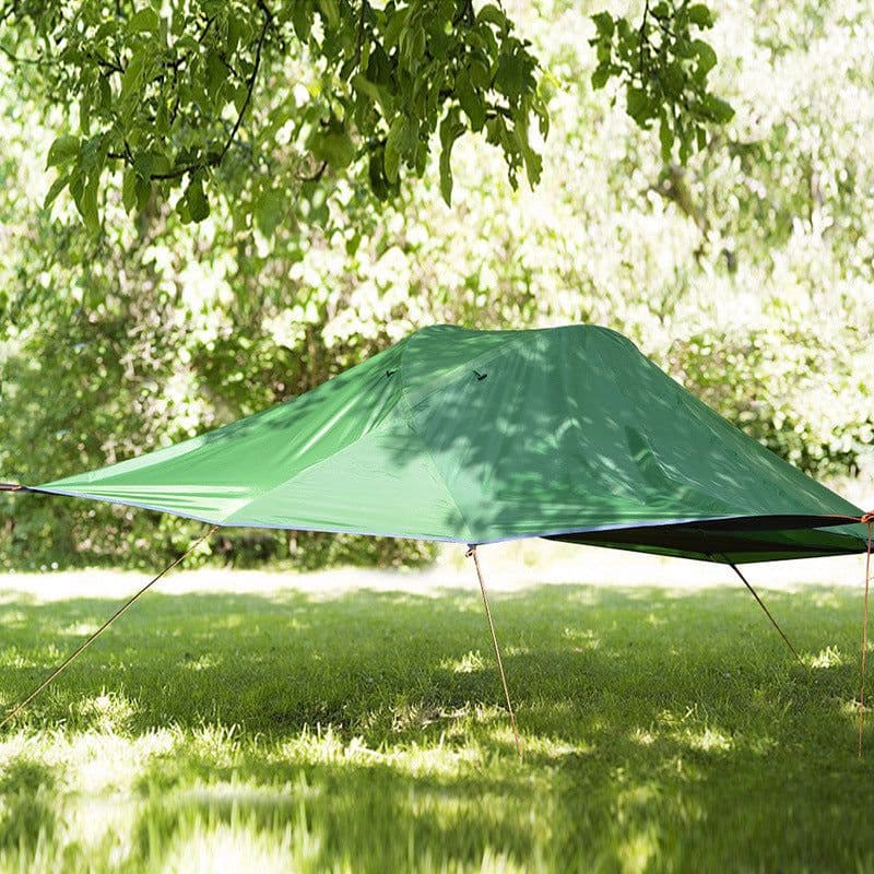 image-Self-Driving Tour Camping Hammock Mosquito Net Suspended Tent Aluminum Pole Waterproof Ultralight Hanging Tree Tent