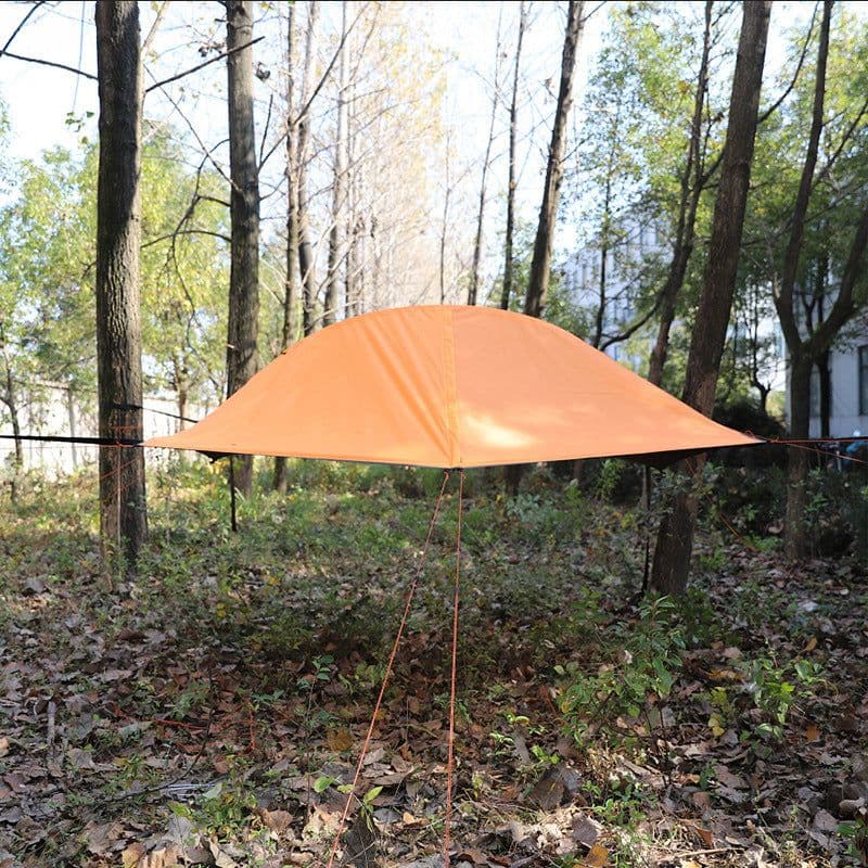 image-Self-Driving Tour Camping Hammock Mosquito Net Suspended Tent Aluminum Pole Waterproof Ultralight Hanging Tree Tent