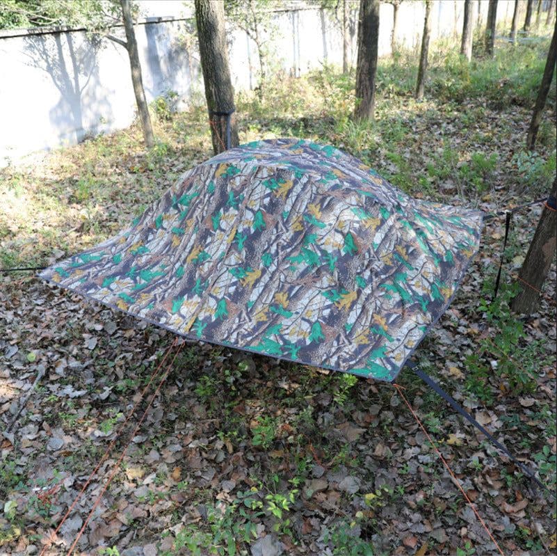 image-Self-Driving Tour Camping Hammock Mosquito Net Suspended Tent Aluminum Pole Waterproof Ultralight Hanging Tree Tent