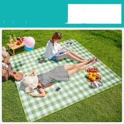 image-Machine Washable Floor Mat Waterproof Padded Ultrasonic Mat Picnic Cloth