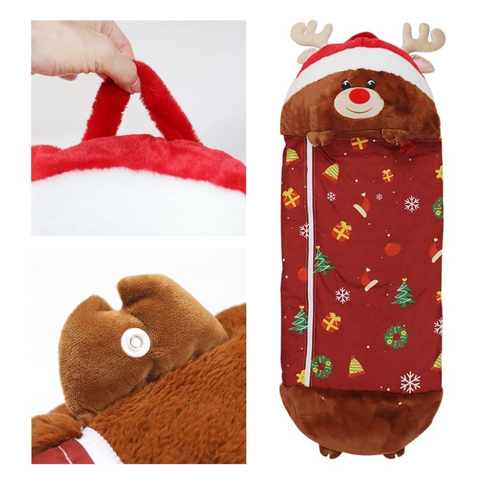 image-Air Conditioning Sleeping Bag Children's Cartoon Plush Big Children's Pillow