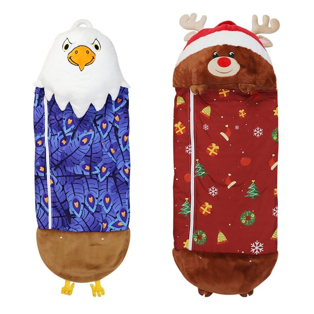 image-Air Conditioning Sleeping Bag Children's Cartoon Plush Big Children's Pillow