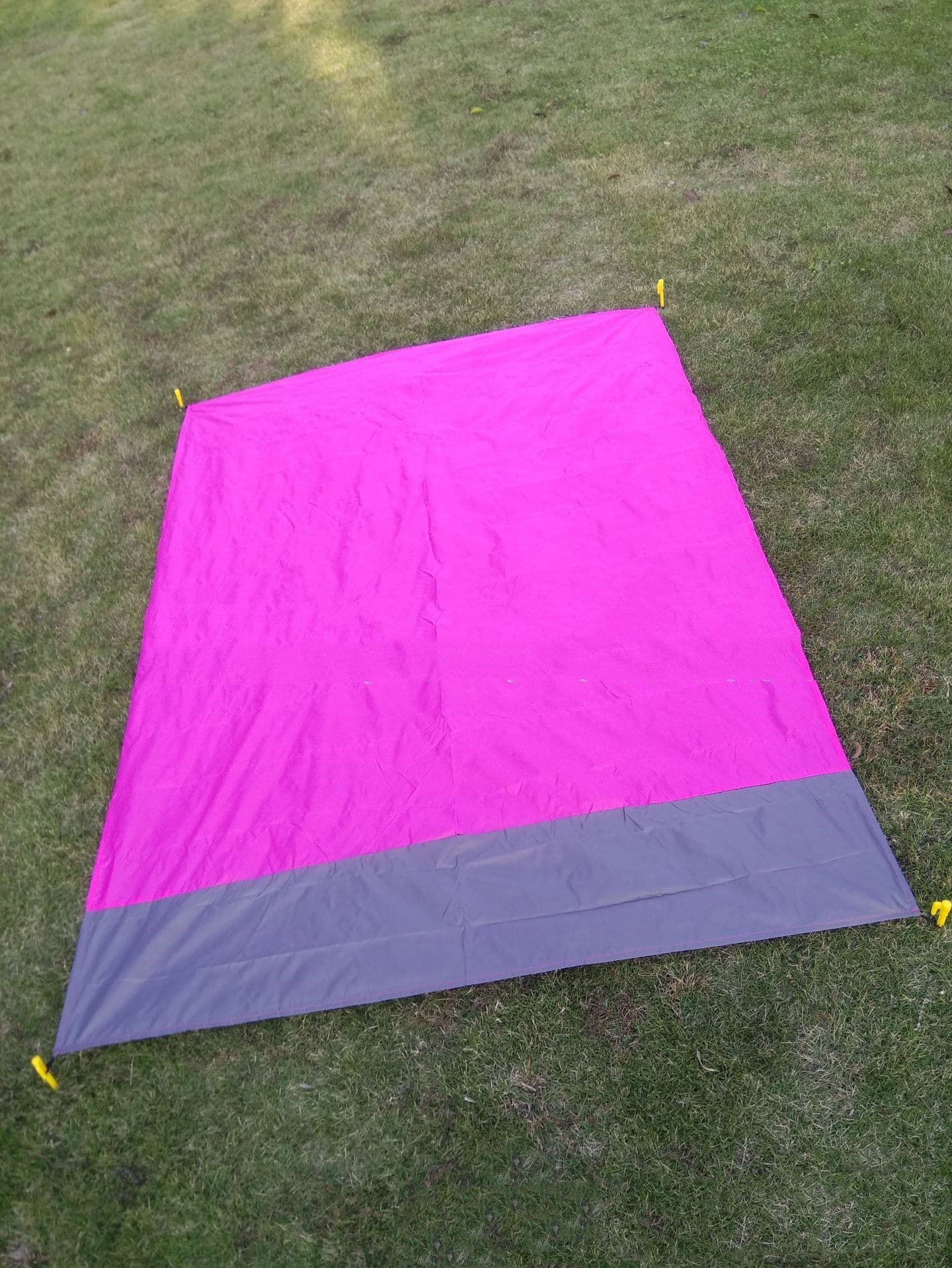 image-Customized LOGO Outdoor Camping Nylon Pocket Picnic Mat