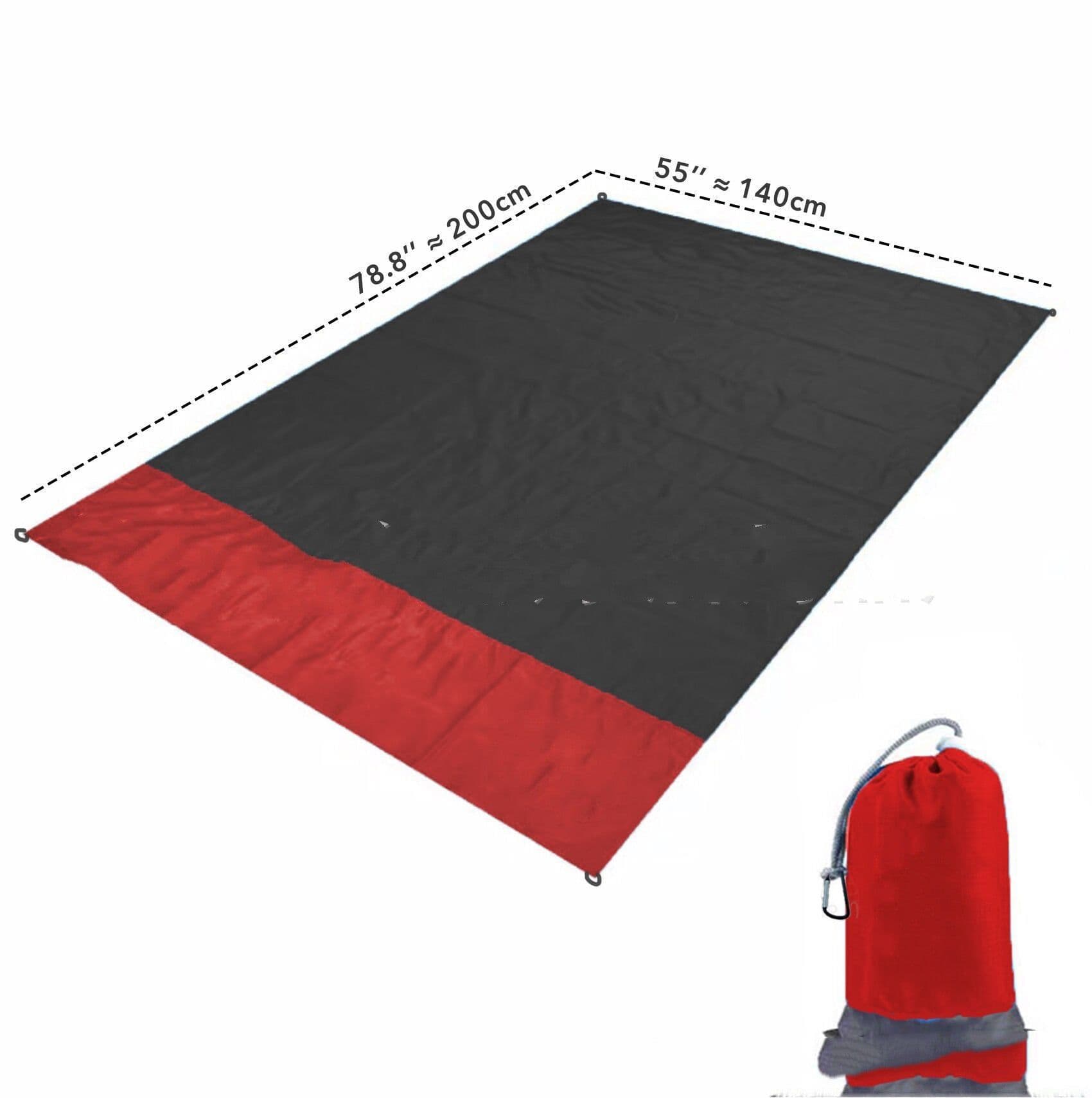 image-Customized LOGO Outdoor Camping Nylon Pocket Picnic Mat