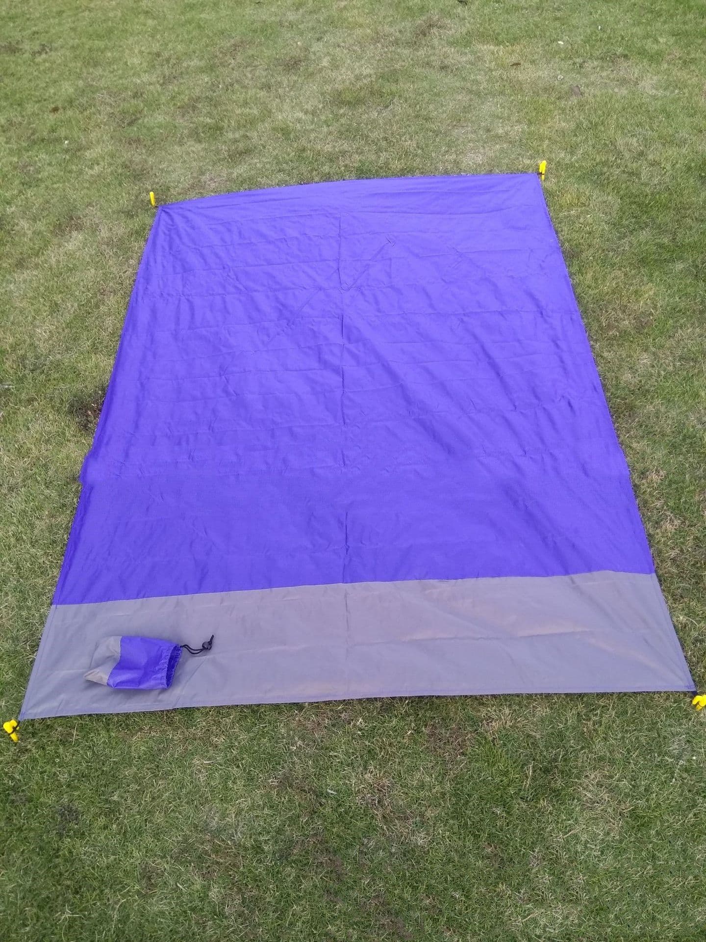 image-Customized LOGO Outdoor Camping Nylon Pocket Picnic Mat