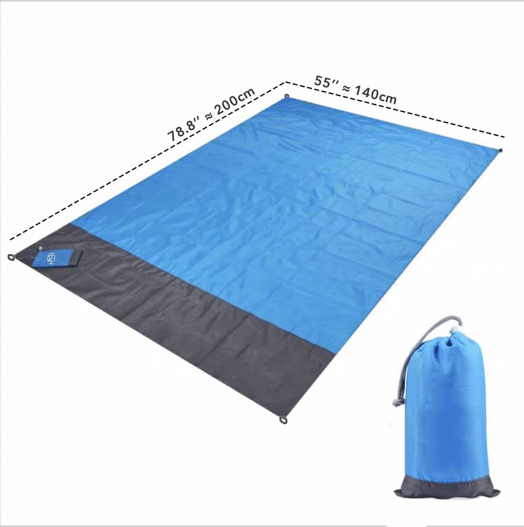 image-Customized LOGO Outdoor Camping Nylon Pocket Picnic Mat