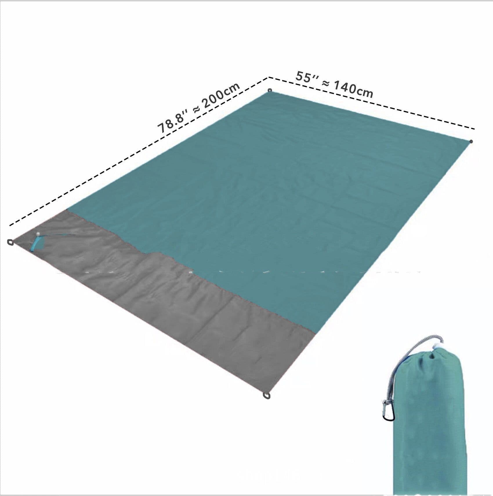 image-Customized LOGO Outdoor Camping Nylon Pocket Picnic Mat