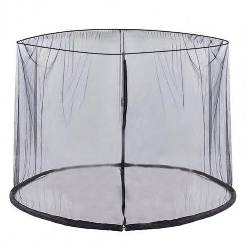 image-Straight Sunshade Net Cover Black Water Pipe Mosquito Net