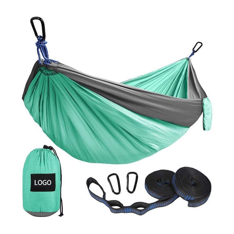 image-Outdoor Nylon Parachute Cloth Hammock Leisure Swing Chair