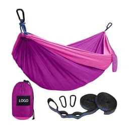 image-Outdoor Nylon Parachute Cloth Hammock Leisure Swing Chair