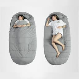 image-Sleeping Bag Adult Outdoor Camping Adult Winter Thickening Cold Protection Single Widening