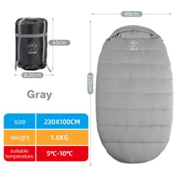 image-Sleeping Bag Adult Outdoor Camping Adult Winter Thickening Cold Protection Single Widening