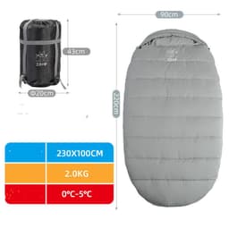 image-Sleeping Bag Adult Outdoor Camping Adult Winter Thickening Cold Protection Single Widening