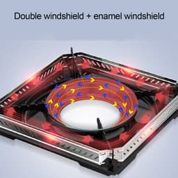 image-Portable Gas Stove With Map Hot Pot Waska Fuel Tank Barbecue Outdoor Camping Stove