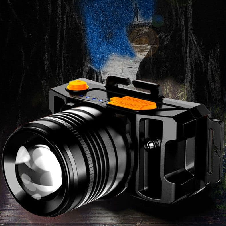 image-USB Charging Led Outdoor Fishing Headlight