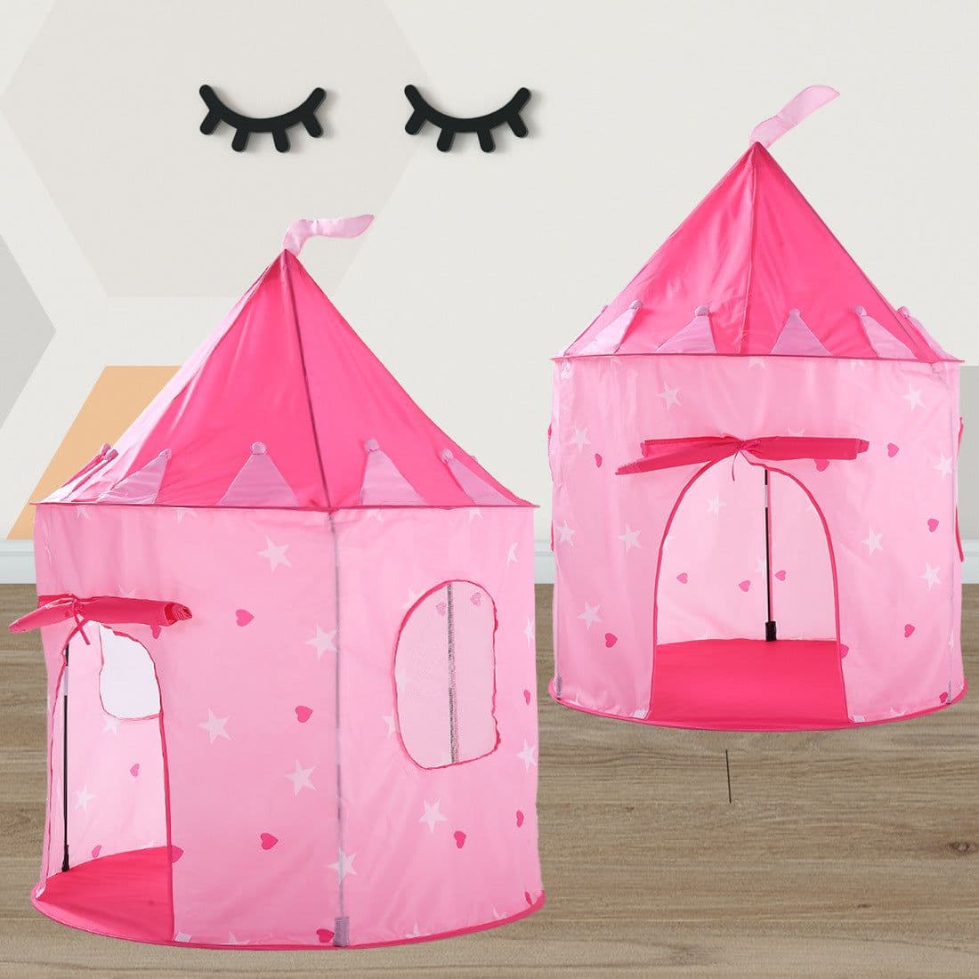 image-Children's Tent Air Conditioner Mosquito Net Toy Game Ball Pool Fence Yurt