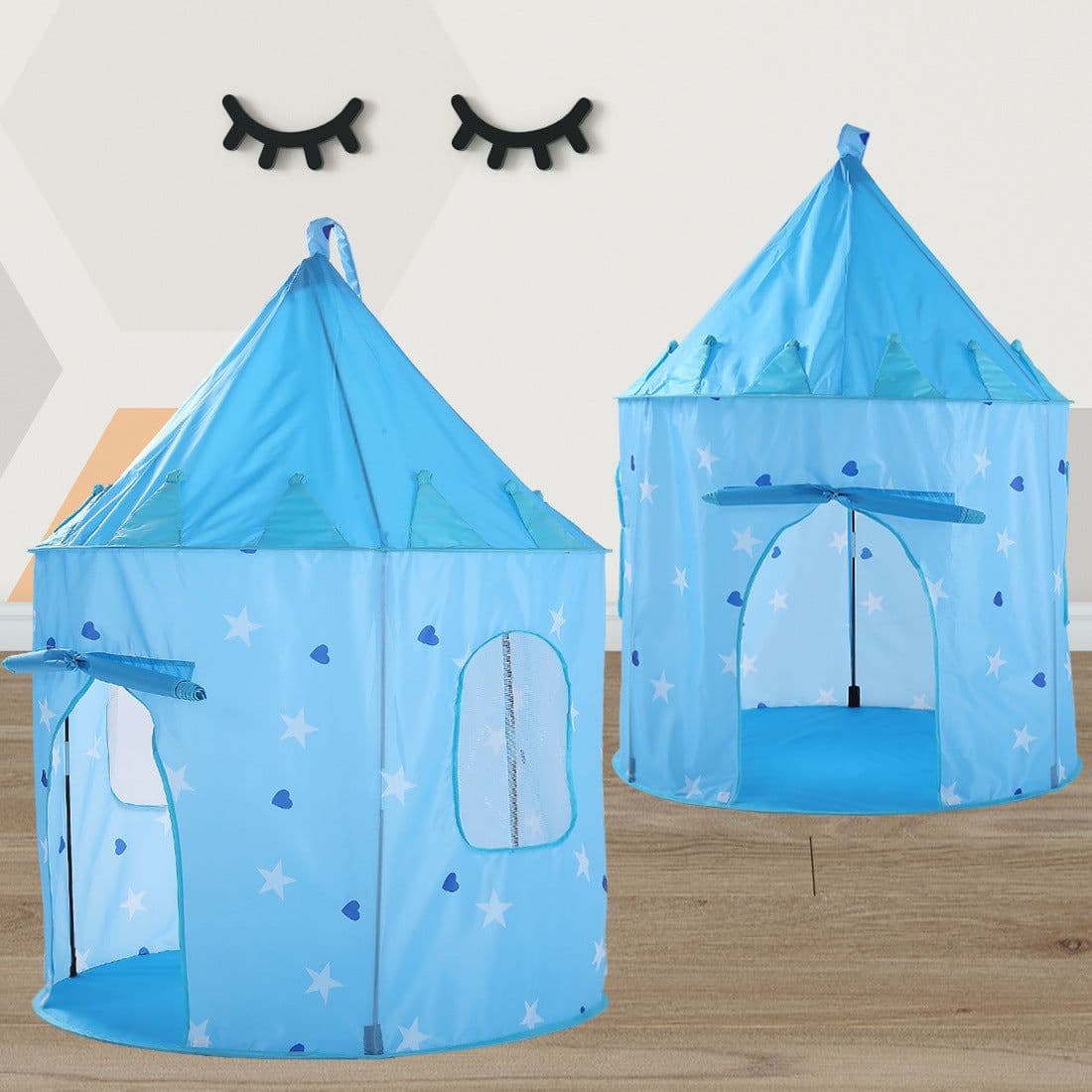 image-Children's Tent Air Conditioner Mosquito Net Toy Game Ball Pool Fence Yurt
