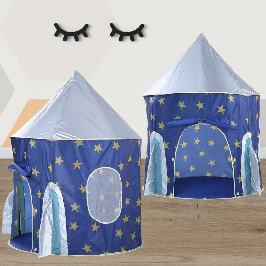 image-Children's Tent Air Conditioner Mosquito Net Toy Game Ball Pool Fence Yurt