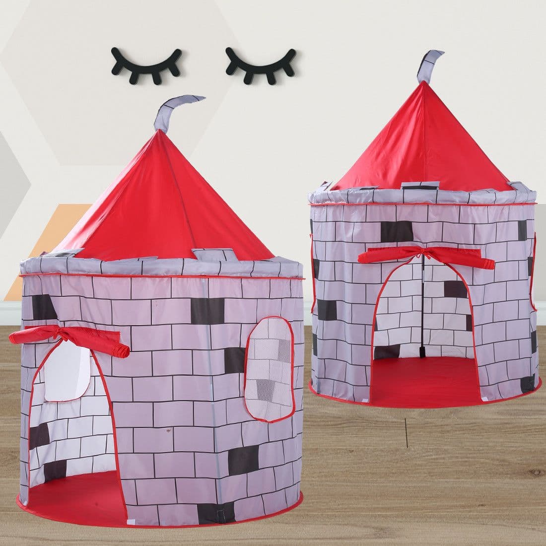 image-Children's Tent Air Conditioner Mosquito Net Toy Game Ball Pool Fence Yurt