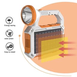 image-Solar Lantern Camping Multifunctional LED Searchlight