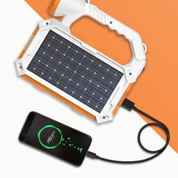 image-Solar Lantern Camping Multifunctional LED Searchlight