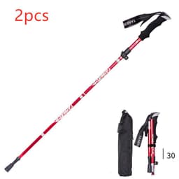 image-Folding Stick Trekking Straight Handle Stick Ultra-light And Ultra-short Retractable Can Be Put In The Bag