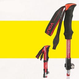 image-Outdoor Folding Ultra-light Aluminum Alloy Trekking Pole