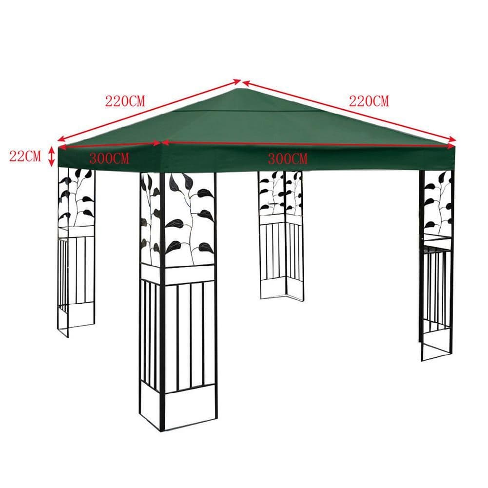 image-Multicolor Outdoor 300D Encrypted Waterproof Coating Yard Iron Tarpaulin Awning