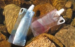 image-1L Foldable Drinking Water Bottle Bladder Bag