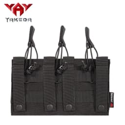image-Tactical Triplet Accessory Bag 1000D Egg Clip Bag Molle Waist Bag Tactical Triplet Bag