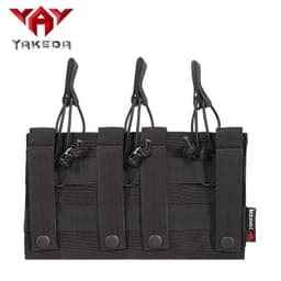 image-Tactical Triplet Accessory Bag 1000D Egg Clip Bag Molle Waist Bag Tactical Triplet Bag