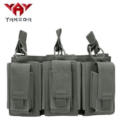 image-Tactical Triplet Accessory Bag 1000D Egg Clip Bag Molle Waist Bag Tactical Triplet Bag
