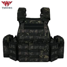image-Combat Camouflage Amphibious Tactical Vest Outdoor Military Fan CS Tactical Vest