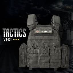image-Combat Camouflage Amphibious Tactical Vest Outdoor Military Fan CS Tactical Vest